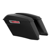 HR3 Black Denim CVO Stretched Saddlebags For 14-23 Harley Touring